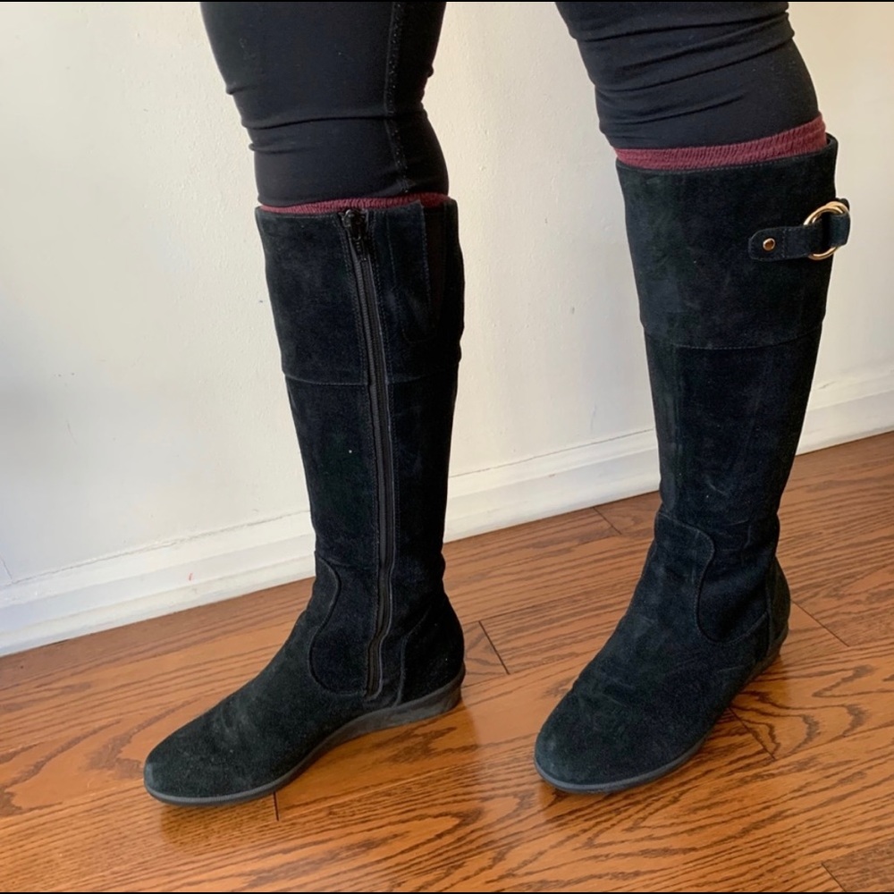 Cole Haan suede waterproof boots